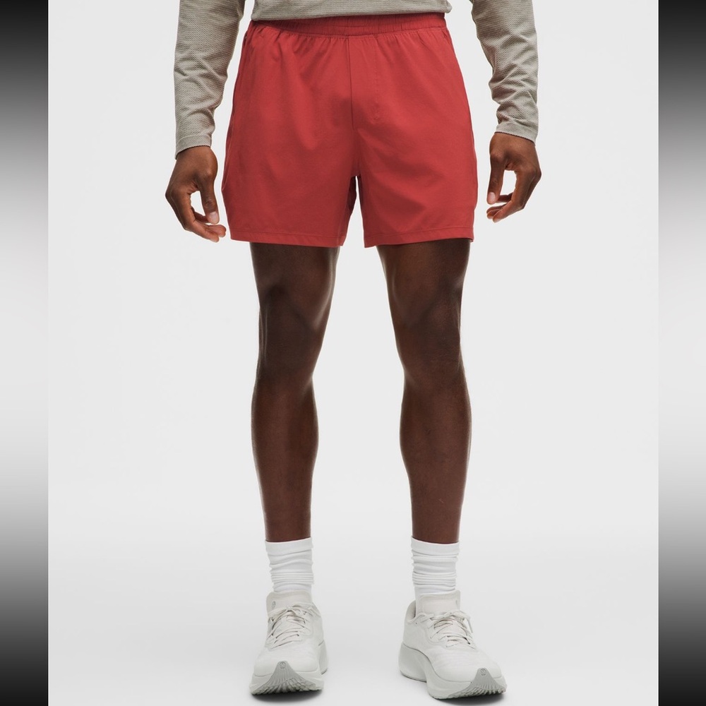 Lululemon 5 inch Pace Breaker Short Linerless - Salmon Color